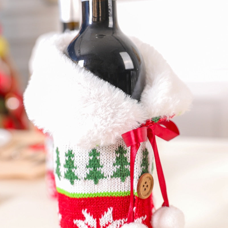 Christmas Wine Cover