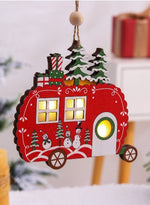 Load image into Gallery viewer, LED Wooden Pendants Ornaments
