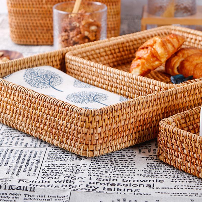 Hand-Woven Rattan  Baskets