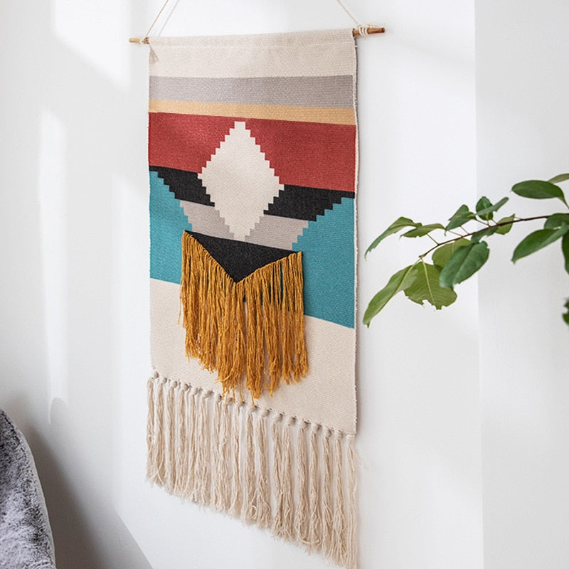 Bohemian Tassel Tapestry "DELPHI"