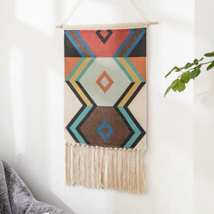 Bohemian Tassel Tapestry "DELPHI"