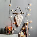 Load image into Gallery viewer, Mini Leaf Macrame Wall Hanging
