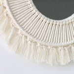 Load image into Gallery viewer, Boho Macrame Round Mirror
