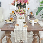 Load image into Gallery viewer, Crochet Lace Table Runner
