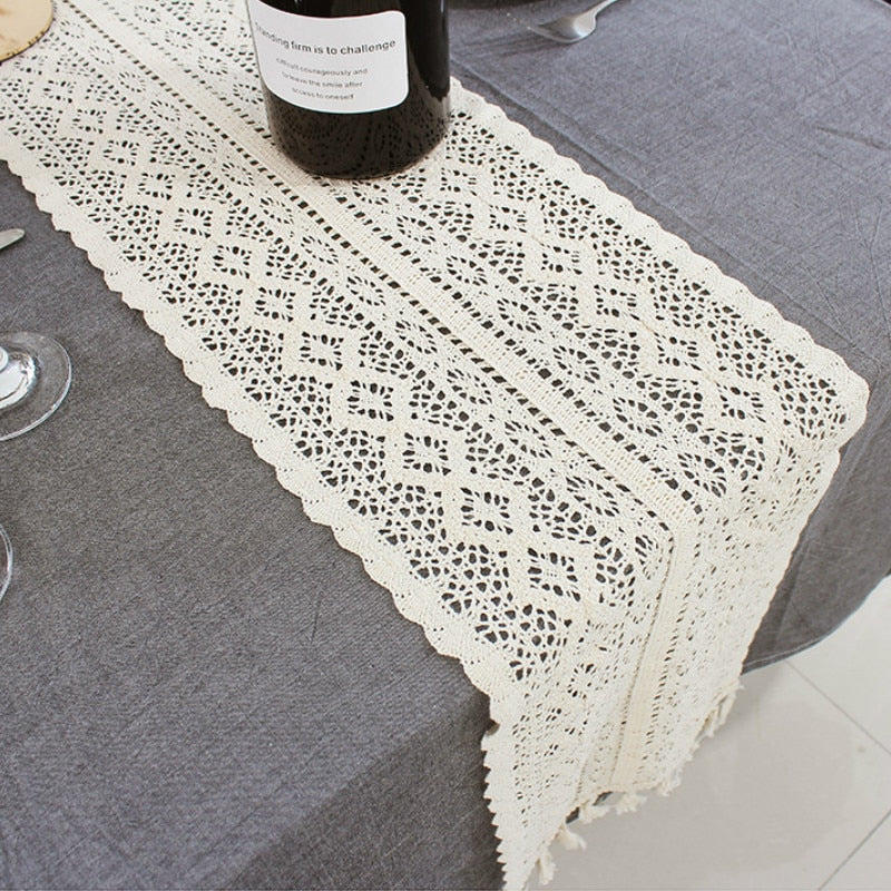 Crochet Lace Table Runner