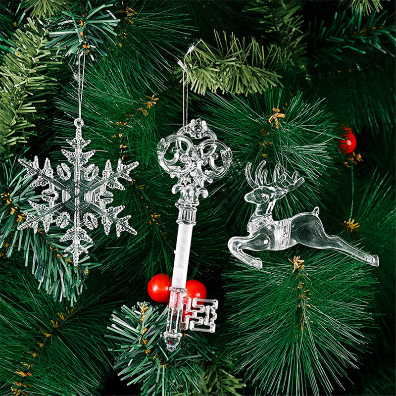 Christmas pendant "Key" 4pcs