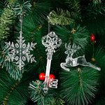 Load image into Gallery viewer, Christmas pendant &quot;Key&quot; 4pcs

