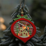 Load image into Gallery viewer, LED Wooden Pendants Ornaments
