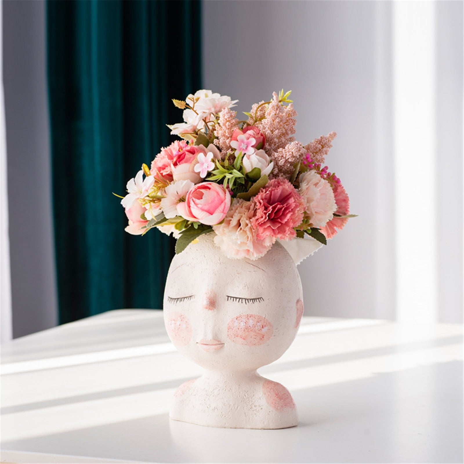 Flower Pot "Girls Face"