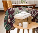 Load image into Gallery viewer, Scandi Pattern Weave Throw Blanket
